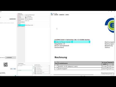 ecoDMS 16.09 - Vorlagen Designer (automatisch archivieren)
